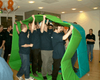 Office Olympics- fun indoor team building activity