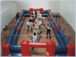 inflatable table football