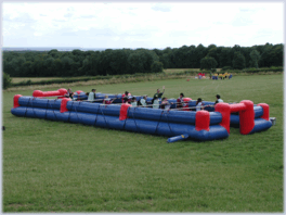 human table football