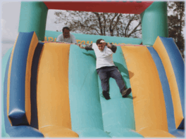 inflatable slide